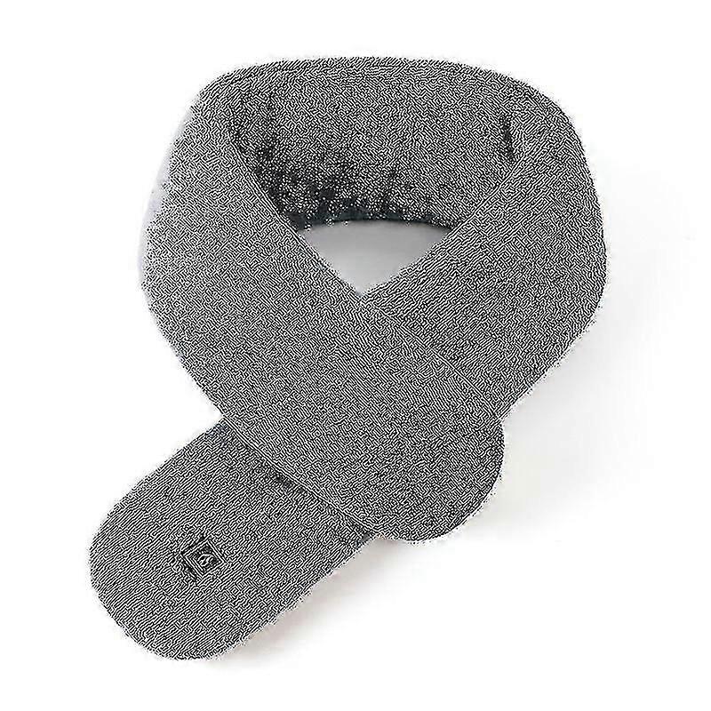 Cuscinetto riscaldante per collo senza fili per alleviare il dolore - Tormalina a infrarossi lontani Weighted Wrap 1 pz grigio