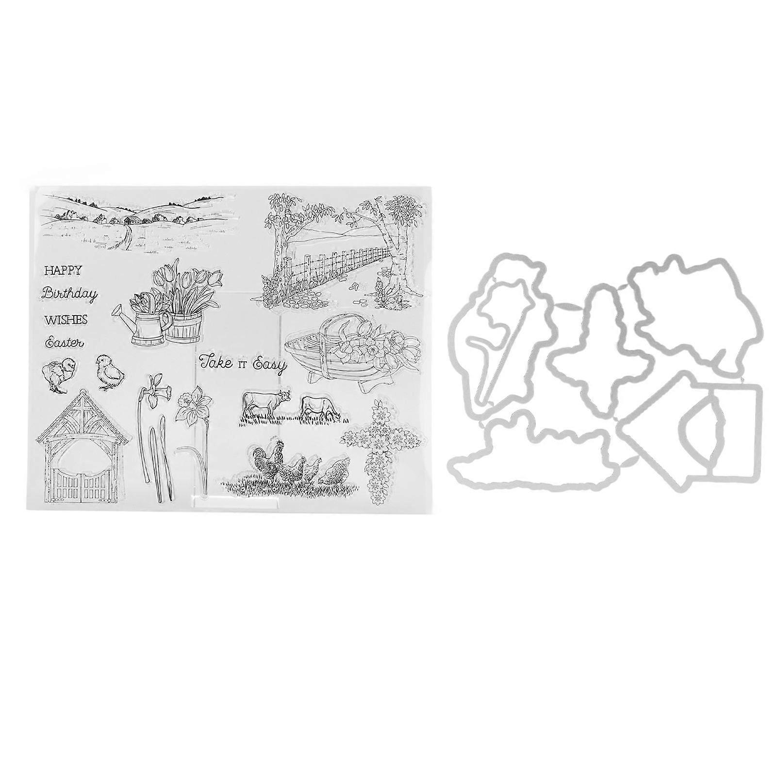 2025 Siste modell klare stempler håndlaget gjenbrukbar multifunksjonell DIY