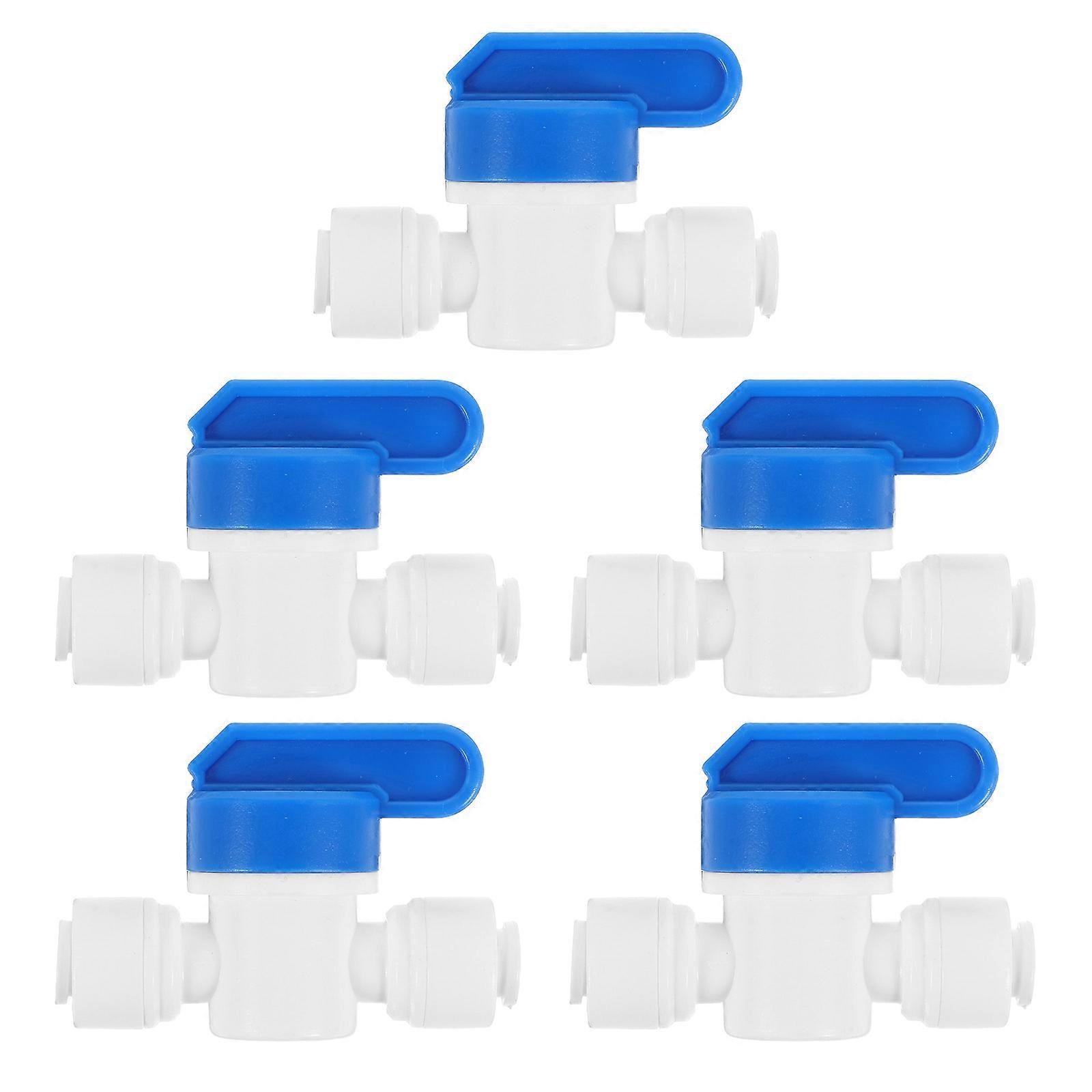 10pcs Quick Connect Valve Replacement for Water Purifier Tool Installation Compatible with Standard RO Systems Efficient Hose End Fitting for Water