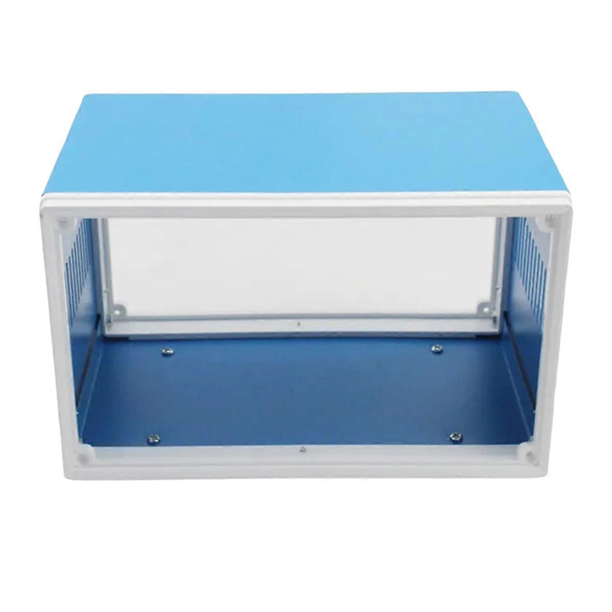 Junction Box Blue Metal Project Box DIY Electric Enclosure Case Preventive Case Electrical Box