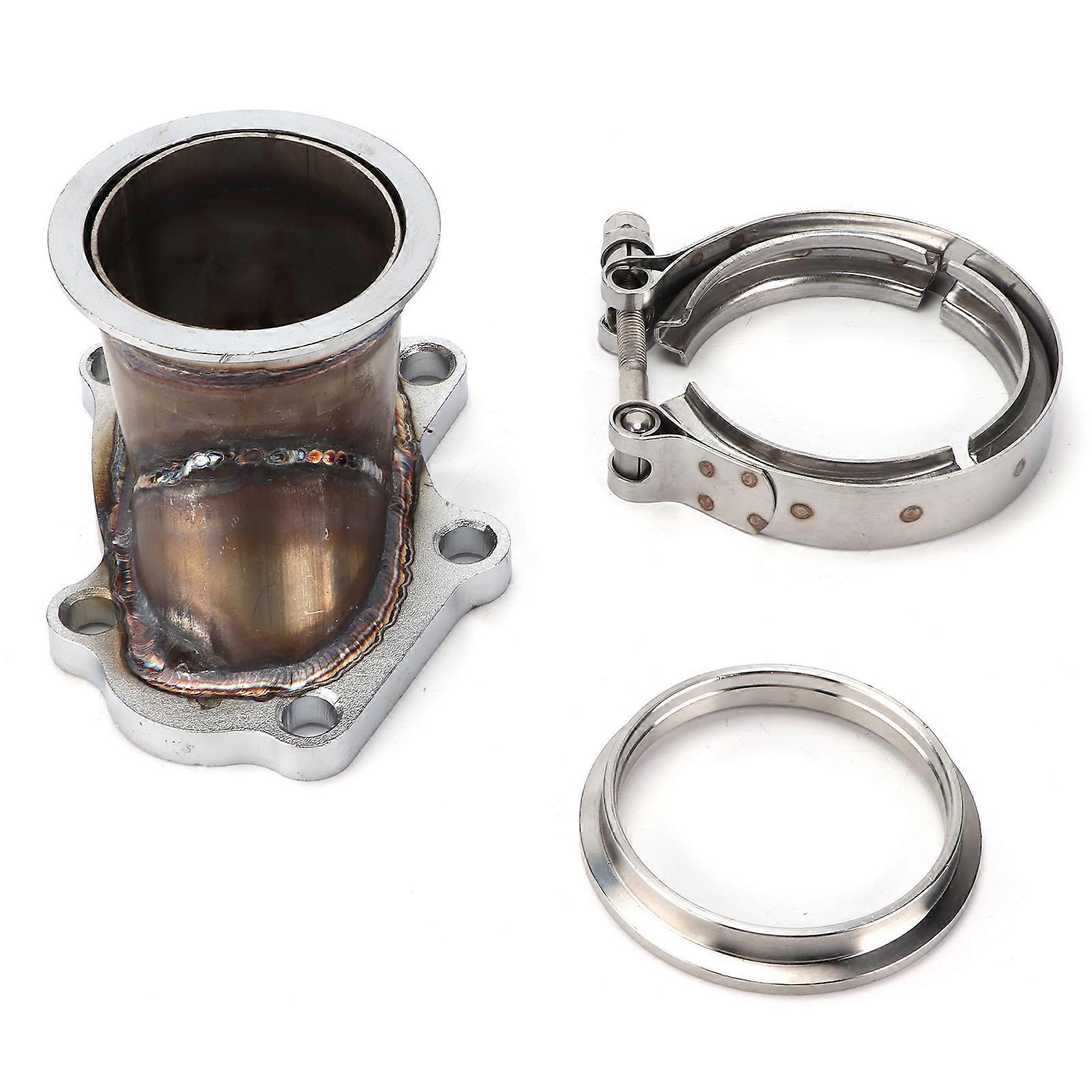 5 Bolt Turbo Downpipe Flange V Band Conversion Adaptor Replacement for Subaru Forester XT Models 2004‑2008
