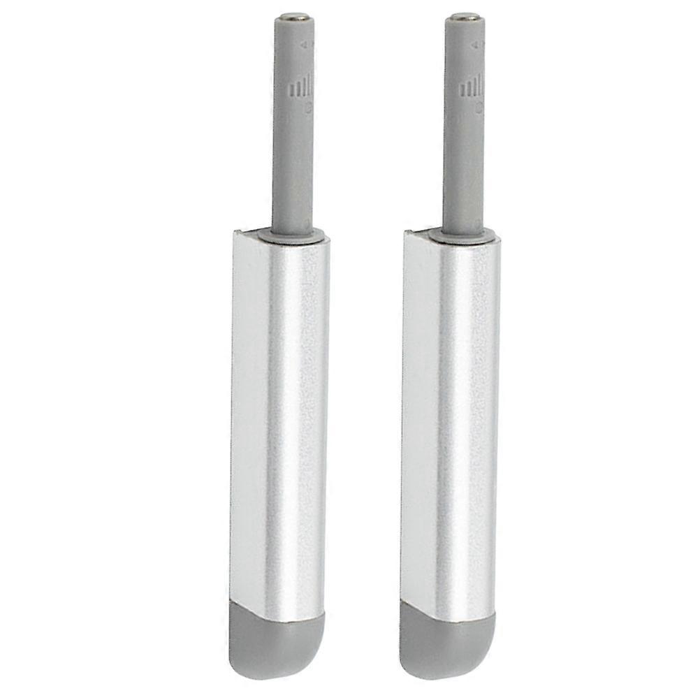 Magnetic Push Catches For DIY Enthusiasts Push-To-Open .3X1.4CM Light Grey Aluminum Alloy 2 Sets