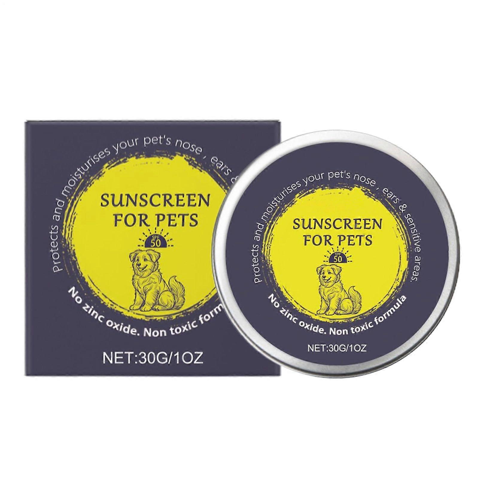 Sun Protection Balm for Pets, Moisturizing Sunscreen for Dogs and Cats, Safe Formula