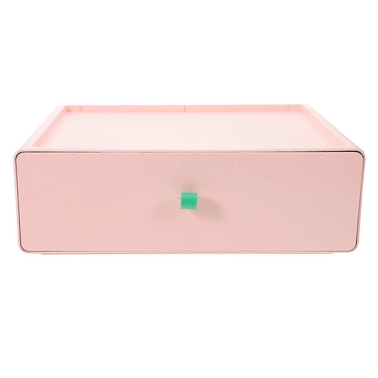 Thickened Desktop Drawer Storage Box for Cosmetics & Sundries – Large Plastic Organizer with Dustproof Design, Simple Elegant Look for Home & Office