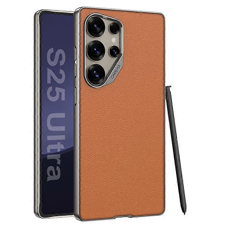 Θήκη Samsung SM-S25Ultra Titanium Gray Large Pores Titanium Orange Metallic Paint Solid classic
