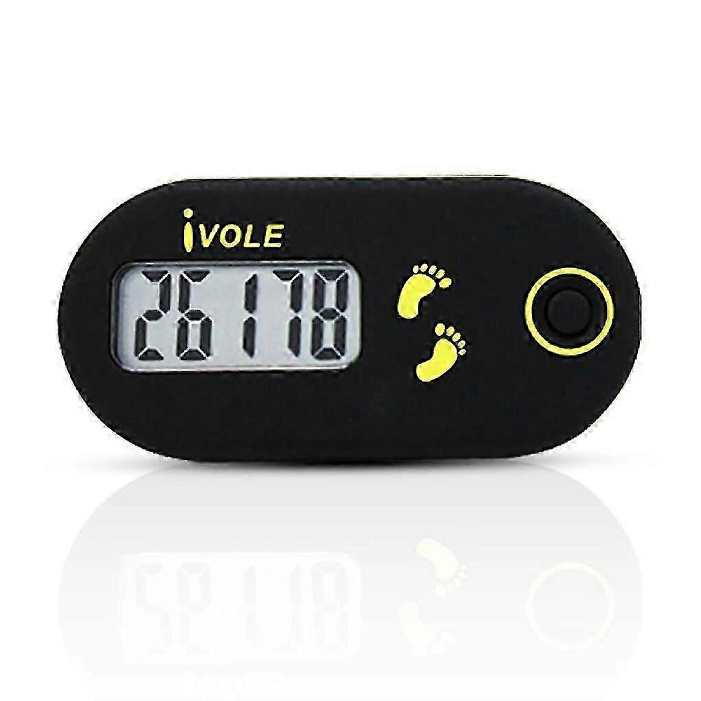 Ivole Digital Step Pedometer Walking Counter Lcd Display Exercise Counting Men Women