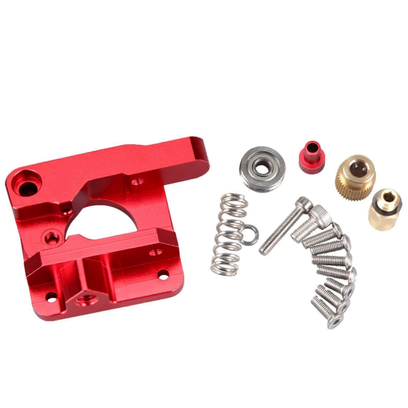 Printer Extruder Kit, Metal Feeder Extruder Increases Gear Density, MK8 Extruder Aluminium Alloy Block Extruder 1.75 mm Filament for 3 Right