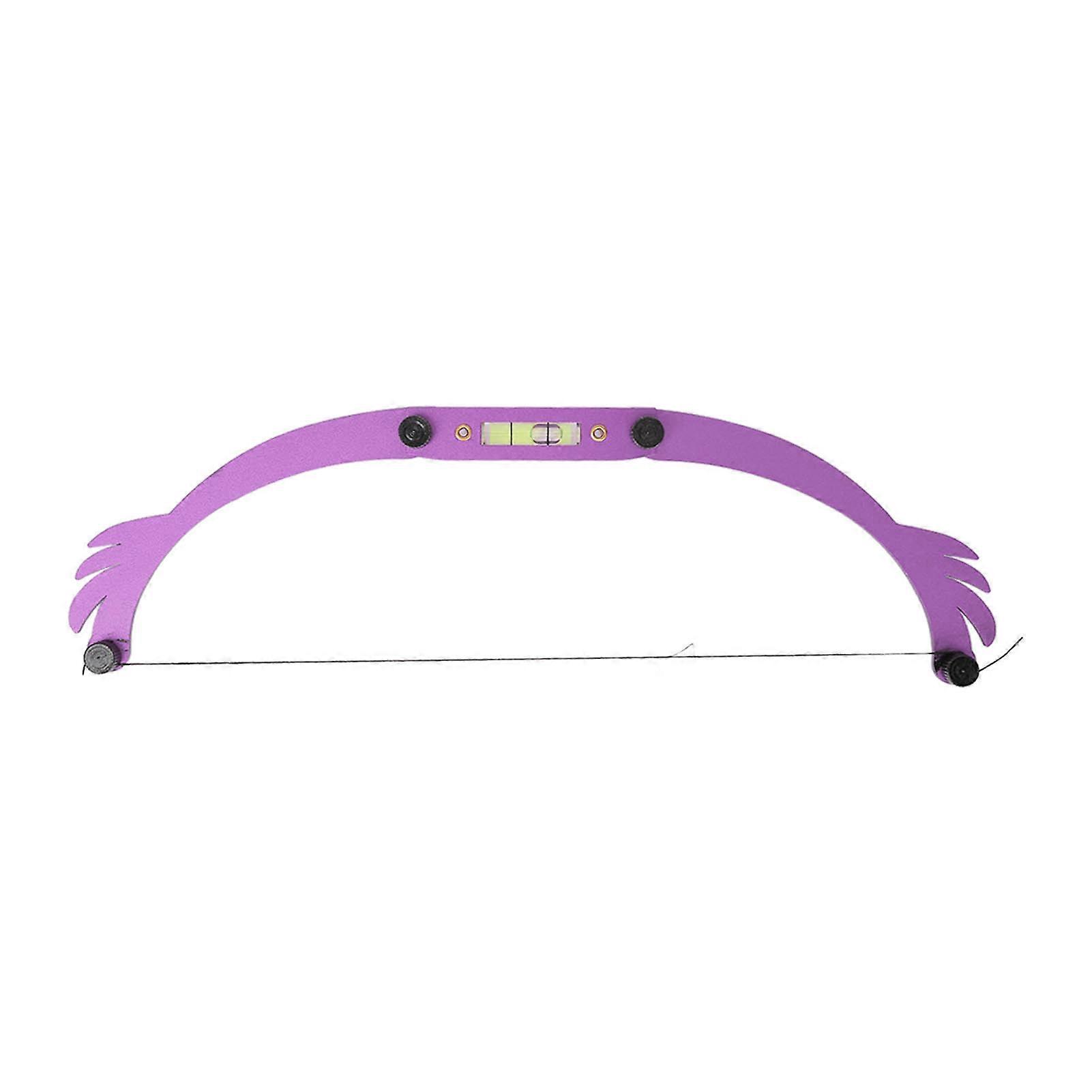 Eyebrow Line Marker Ruler Foldable Arch Microblading Eyebrow Mapping for Salon Measuring Purple