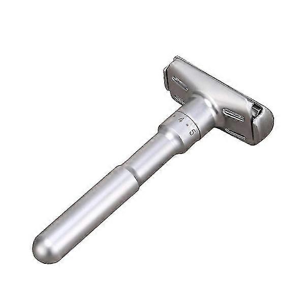 Adjustable Razor Double Blade Razor (silver) (1 pcs)