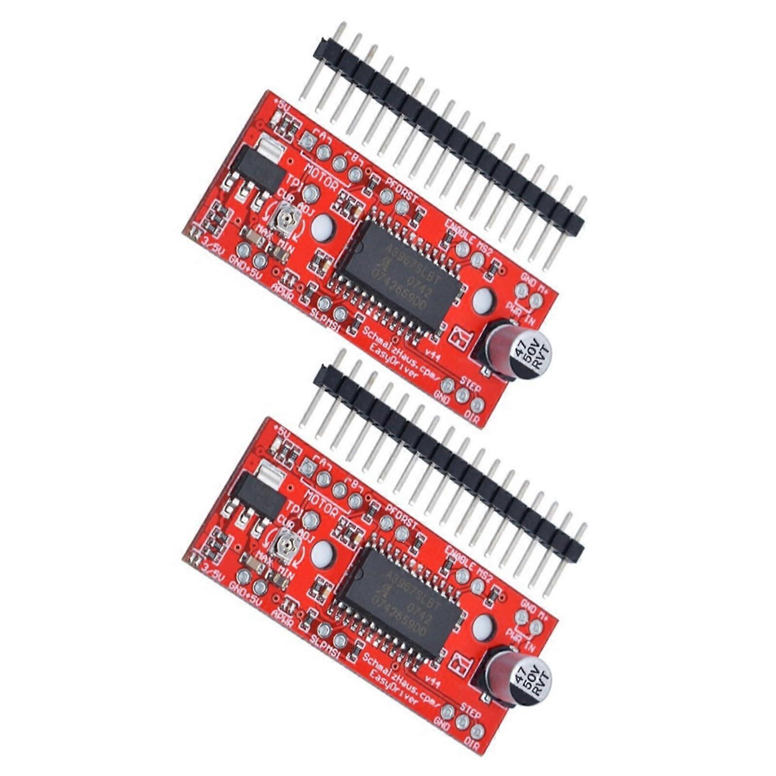 A3967 EasyDriver Stepper Motor Driver, Stepper Motor Controller Board, Development Board, 3D Printer, A3967 Module, 2 Pieces