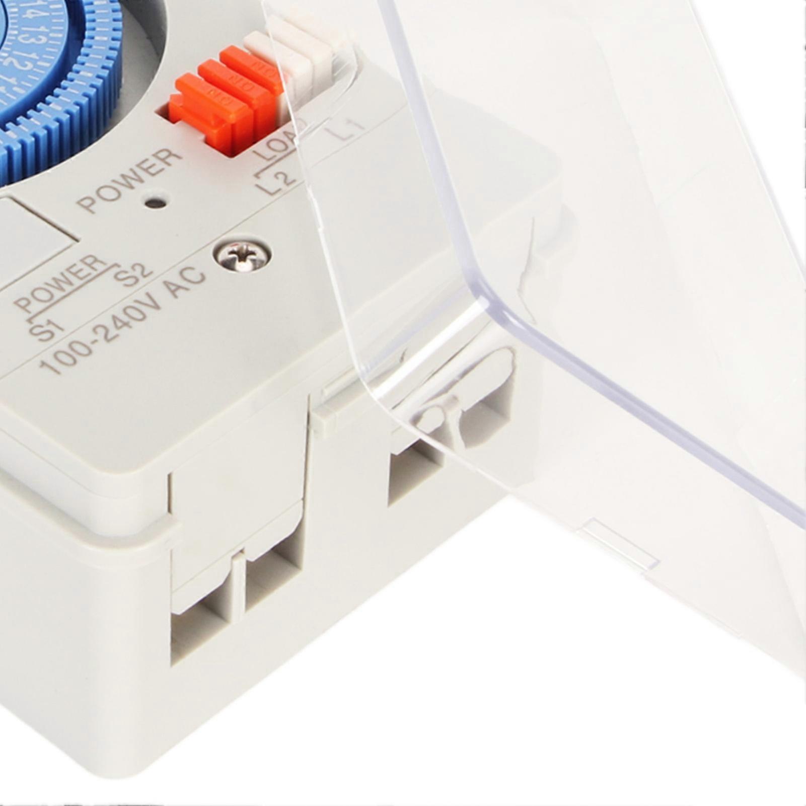 TB118N Mechanical Time Control Switch Minimum 15 Minutes High Accuracy Mechan Timer for Home Kitchen Outdoor 100‑240V AC