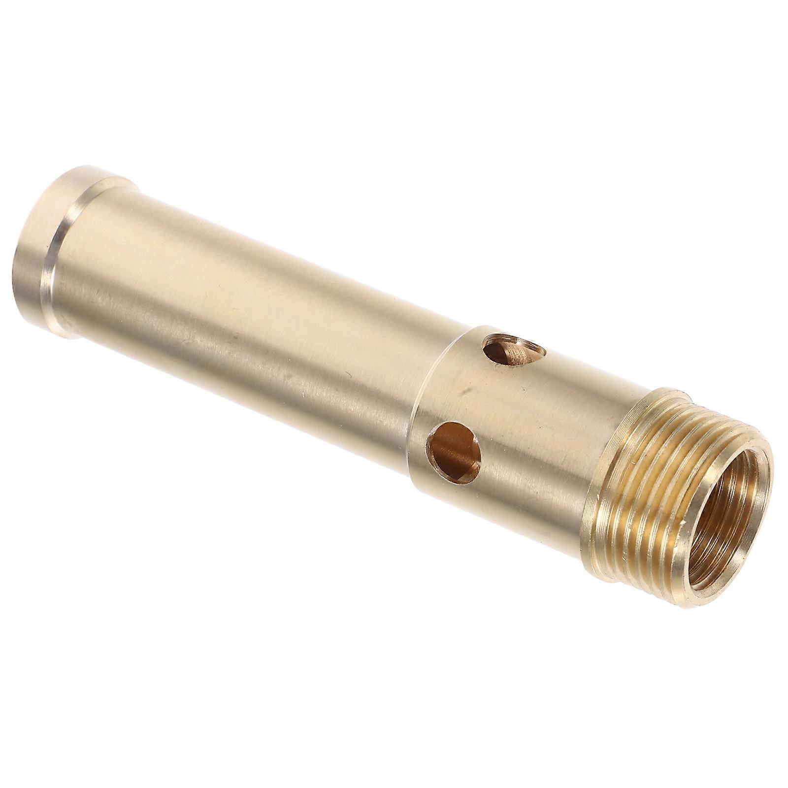 Copper Fountain Nozzle with Golden Finish for Outdoor Garden Pond Oxygenation Effect and Aesthetic Full Water Pattern 2.5 Inch