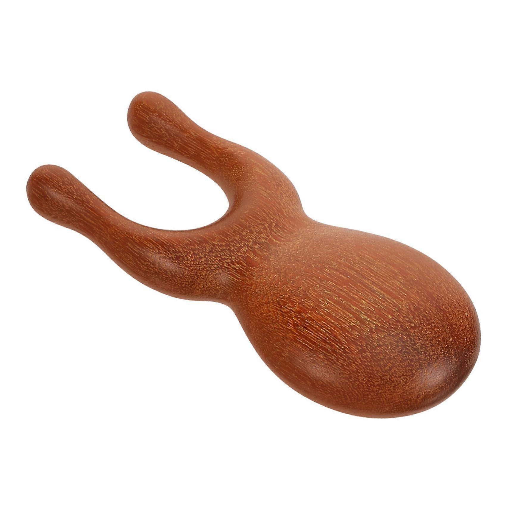Wooden Nose Massager - Handcrafted Facial Acupressure Tool for Improved Circulation and Skin Texture, Portable Design