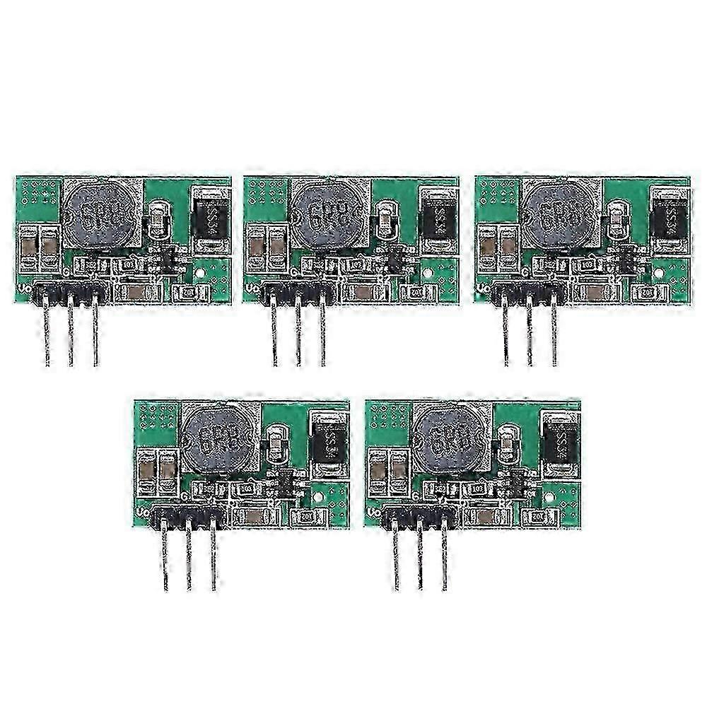 5Pcs Buck Power Module - DC 5-23V to 5V 2A Buck Converter Power Supply Board for Electronics Projects