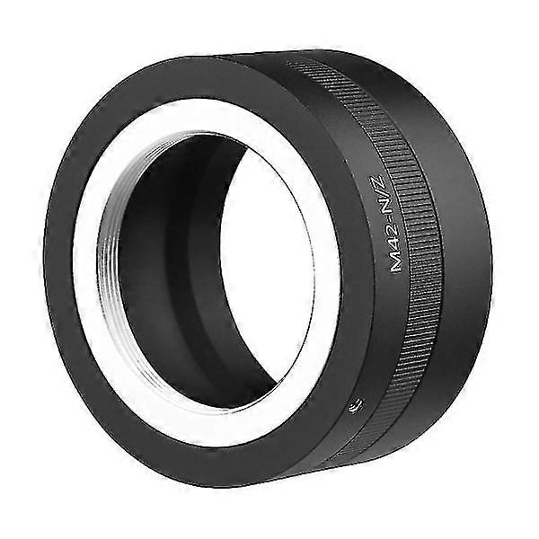 Bague d’adaptation d’objectif manuelle en alliage d’aluminium pour objectif M42 pour appareil photo sans miroir à monture Z Nikon Z5 / z6 / z7 / z50.