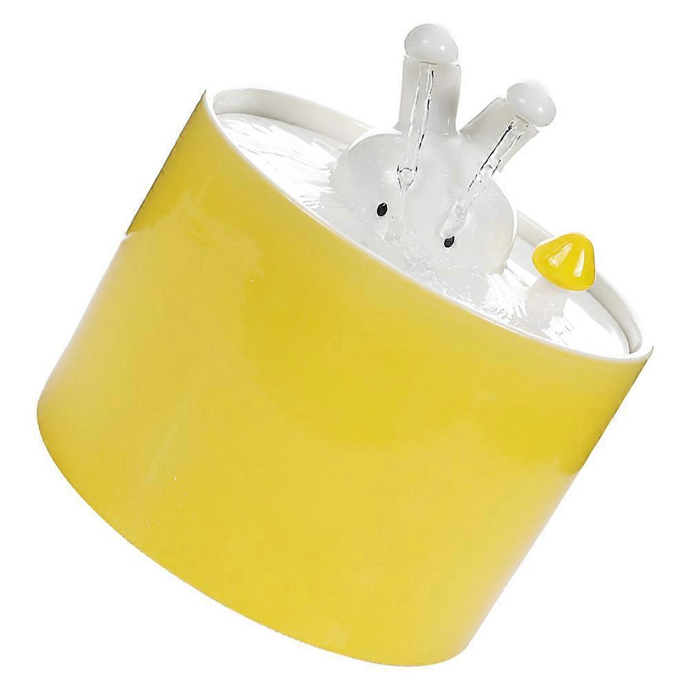 Pet Water Fountain 1Set Creative Modeling Home Use Assorted Color Water Purification