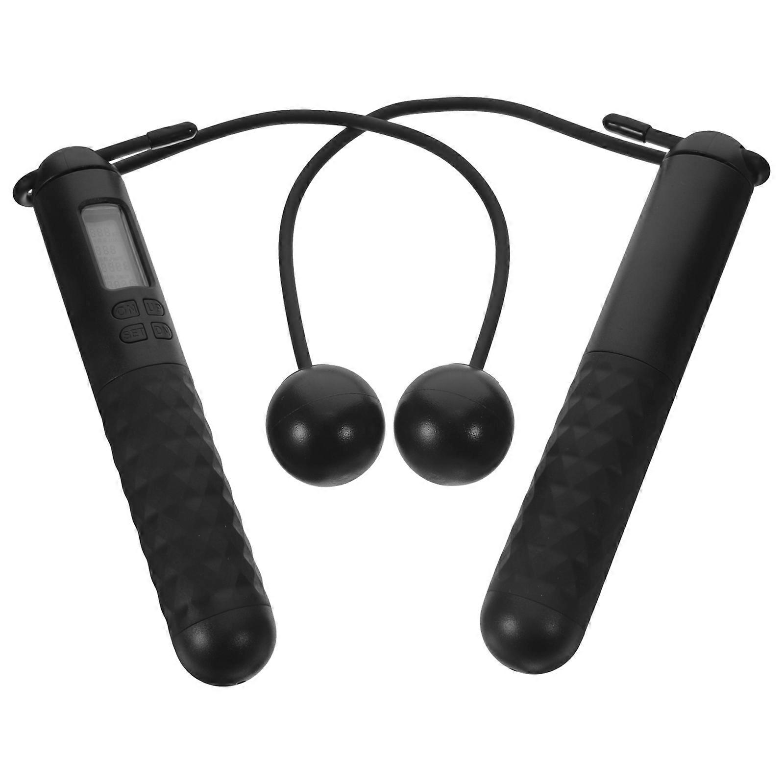 Cordless Jump Rope Weighted Fitness Workout Portable Skipping Rope Adjustable Weight 1Pair
