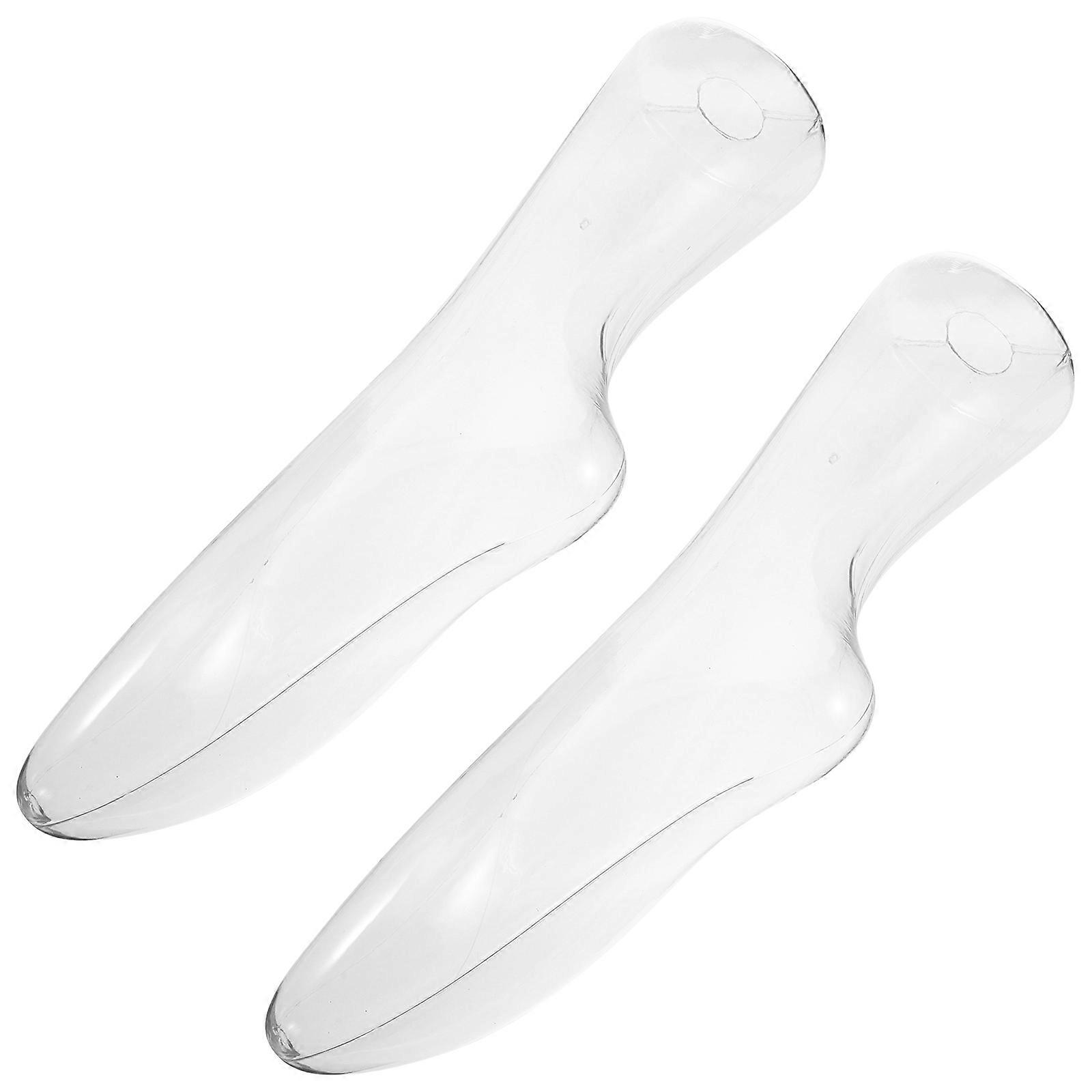 Socks Foot Model Mannequin Foot Display for 2Pcs Transparent Sock Display
