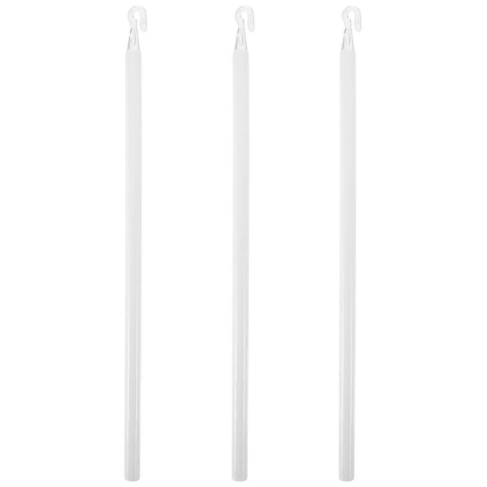 White PP Blind Stick for Venetian Blind Lightweight Sturdy and Better Fitting Most Blinds 3pcs