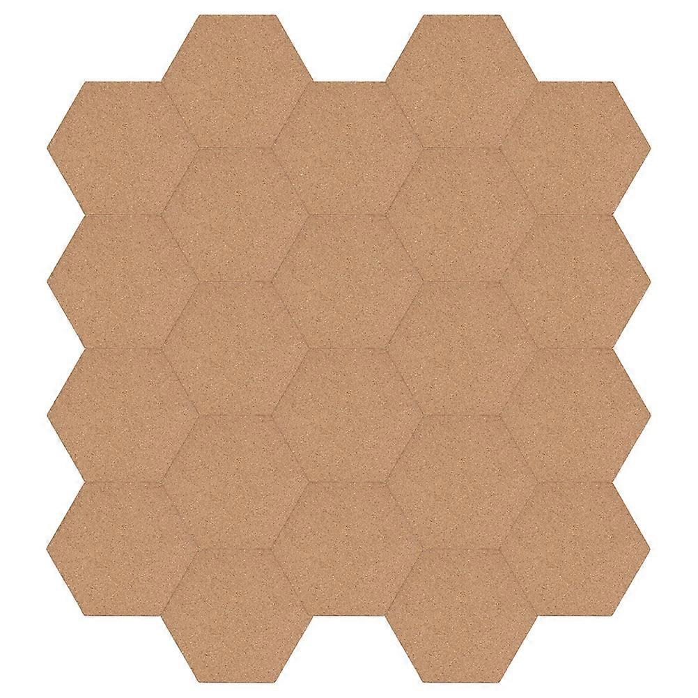 Absorbent Cork Coasters Hexagonal Coasters for Tabletop Accessories Home Use Office Use Reusable 30Pcs
