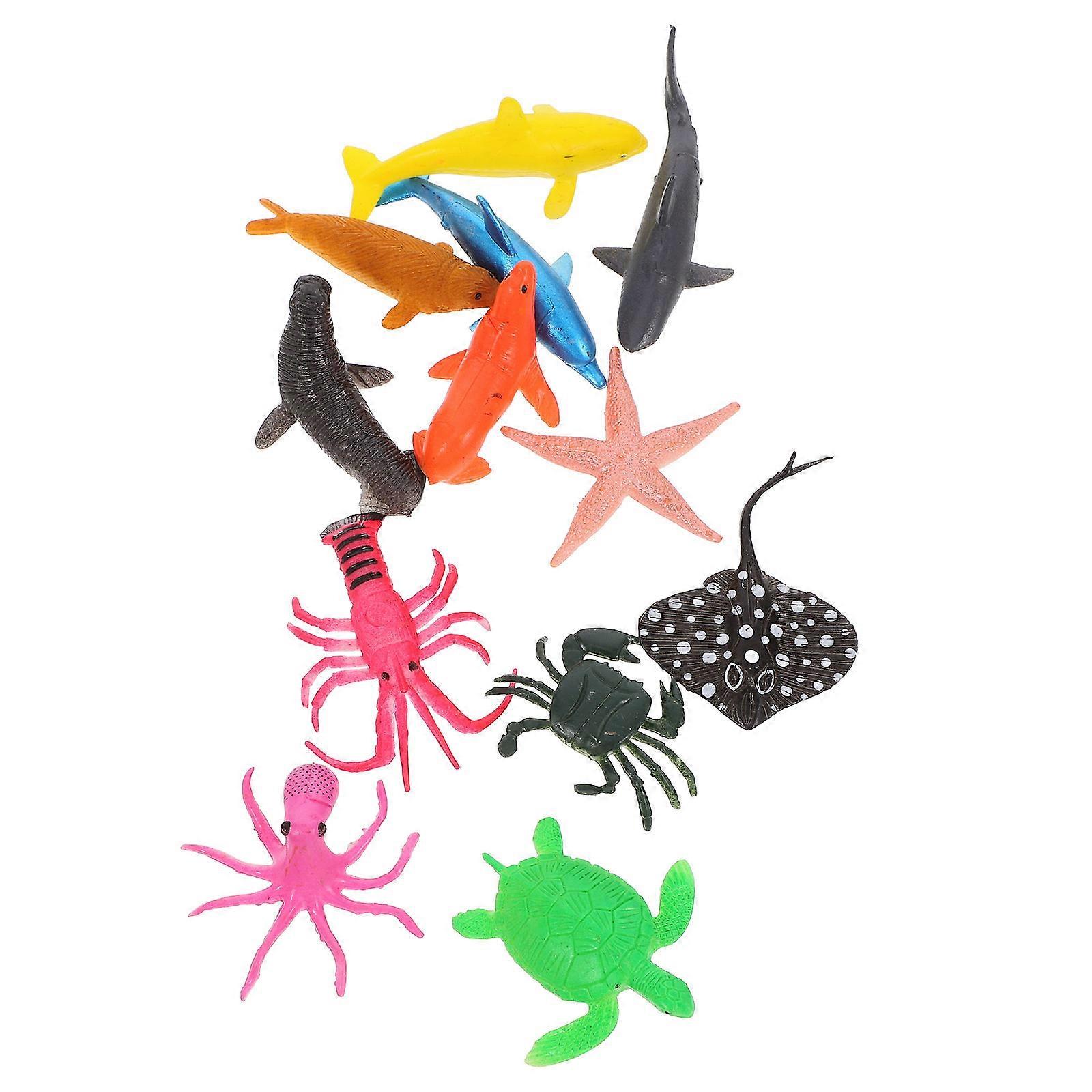 Simulation Fish Models Realistic Design For Aquarium Ornament And Learning Playthings 12Pcs