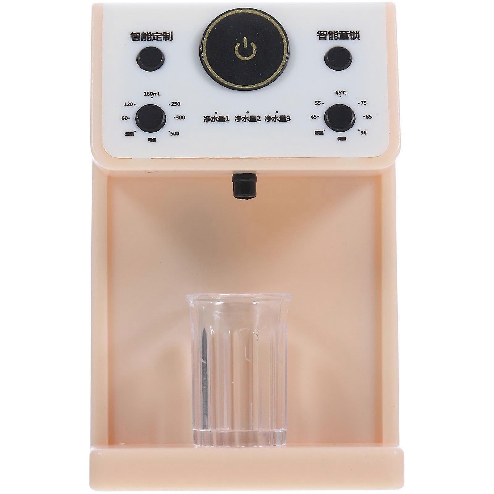 Miniature Water Dispenser Toy Pretend Play Drinking Fountain Desktop Ornament Small Footprint 1Pack