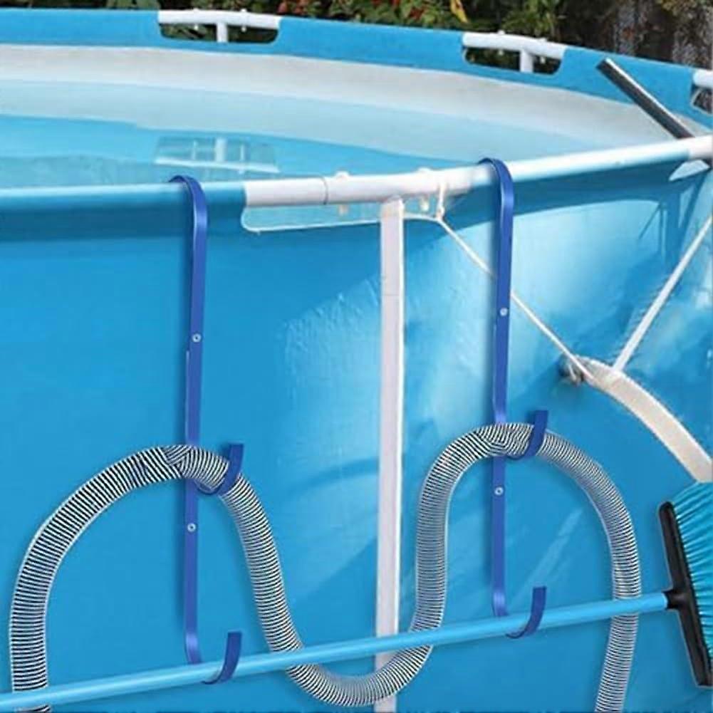 Pool pole hooks, pool fence hooks, side pool for pools, leaf skimmer grids for various indoor and outdoor settings, 2 pieces