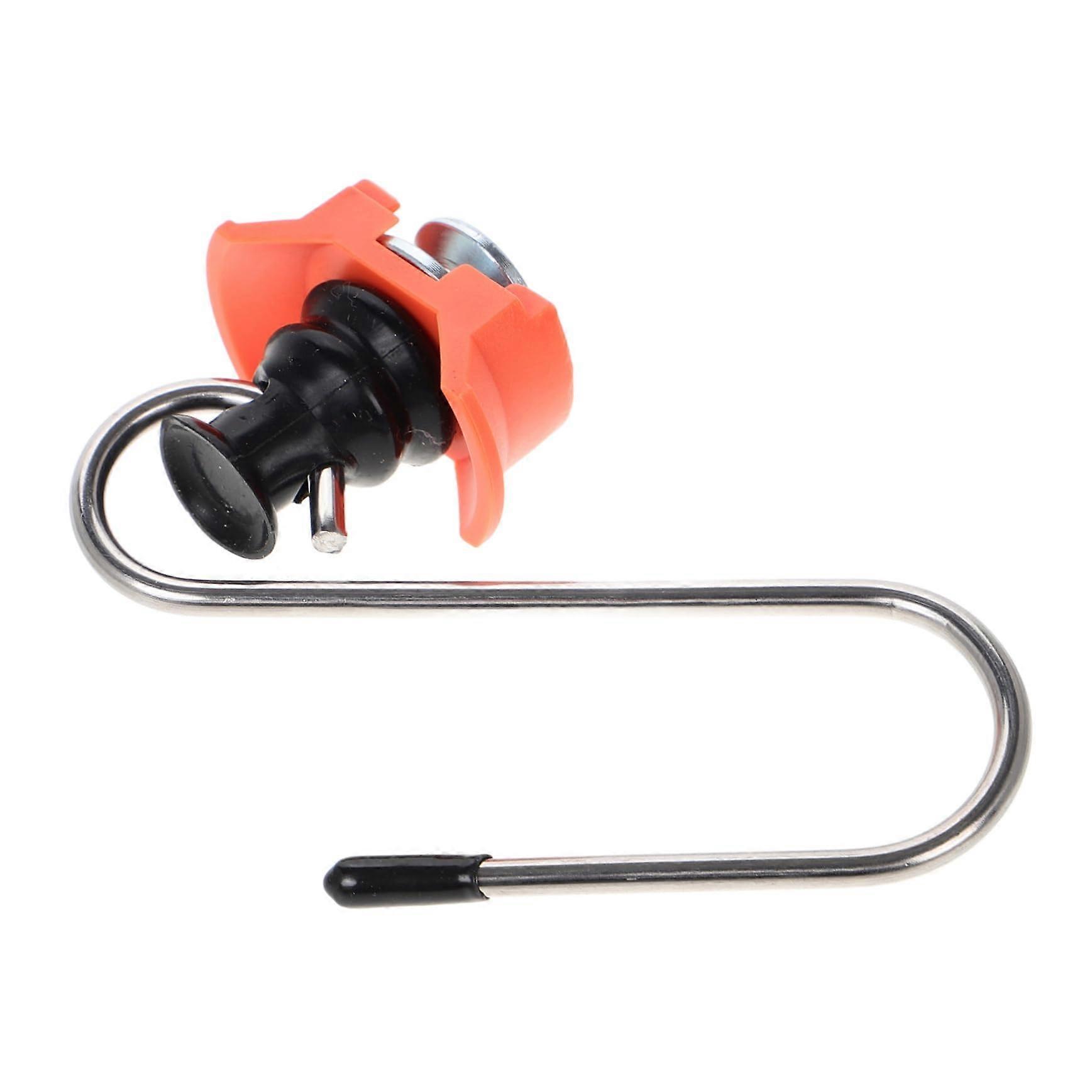 Single Fitting for Round Rings With S-Hook, Reusable Connection, Airline Rail Accessories for Secure Load Transport