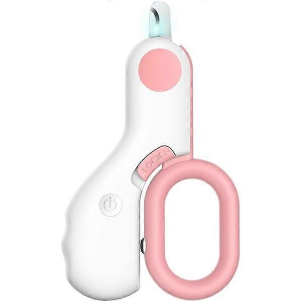 Small animal claw clipper with LED light to avoid over-clipping and razor-sharp blades - Professional claw trimmer