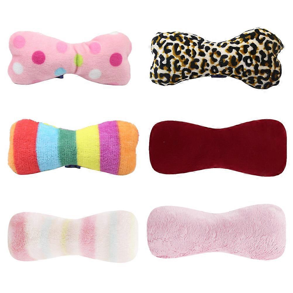 צעצועים לכלבים עם צעצוע כלב ממולא לעיסה של בעלי חיים לאילוף סיוע לבעלי חיות מחמד 5.9×2.6×1.8 אינץ' 5 יחידות