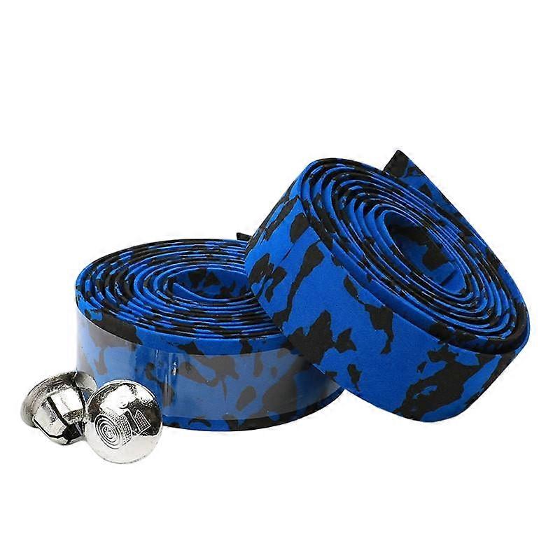 Bicycle handlebar tape | Anti-slip and shockproof camouflage design | Artificial leather material | Fixed-gear bicycle riding handlebar tape