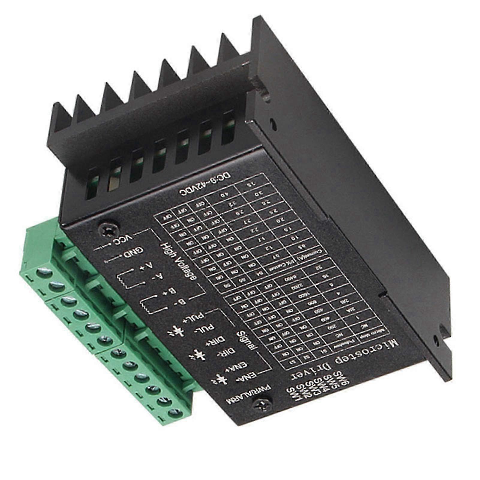 Low Noise Stepper Motor Driver 32 Subdivision 4.0A, 9-42V Anti-Interference Controller for Automation & Precision Applications