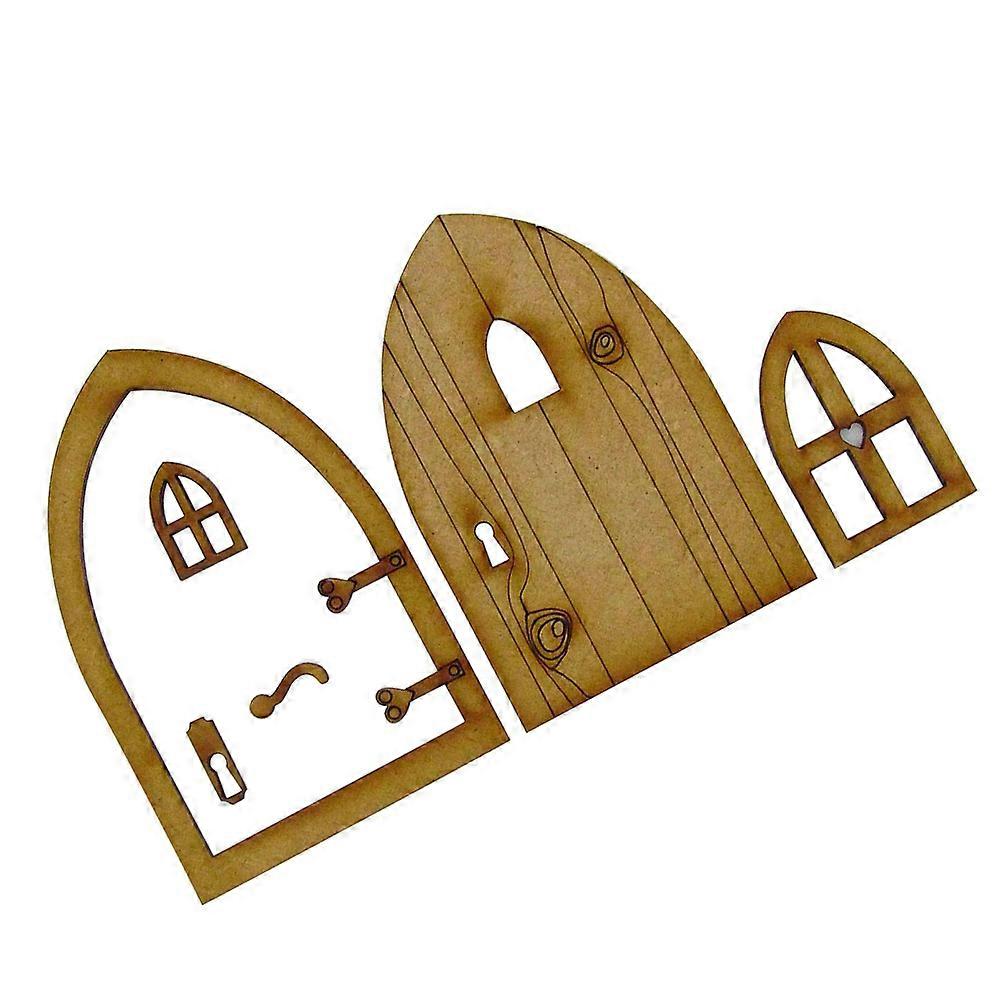 Decorative Miniature Garden Ornaments For Adults Using Eco-Friendly Material In Khaki 1 Set