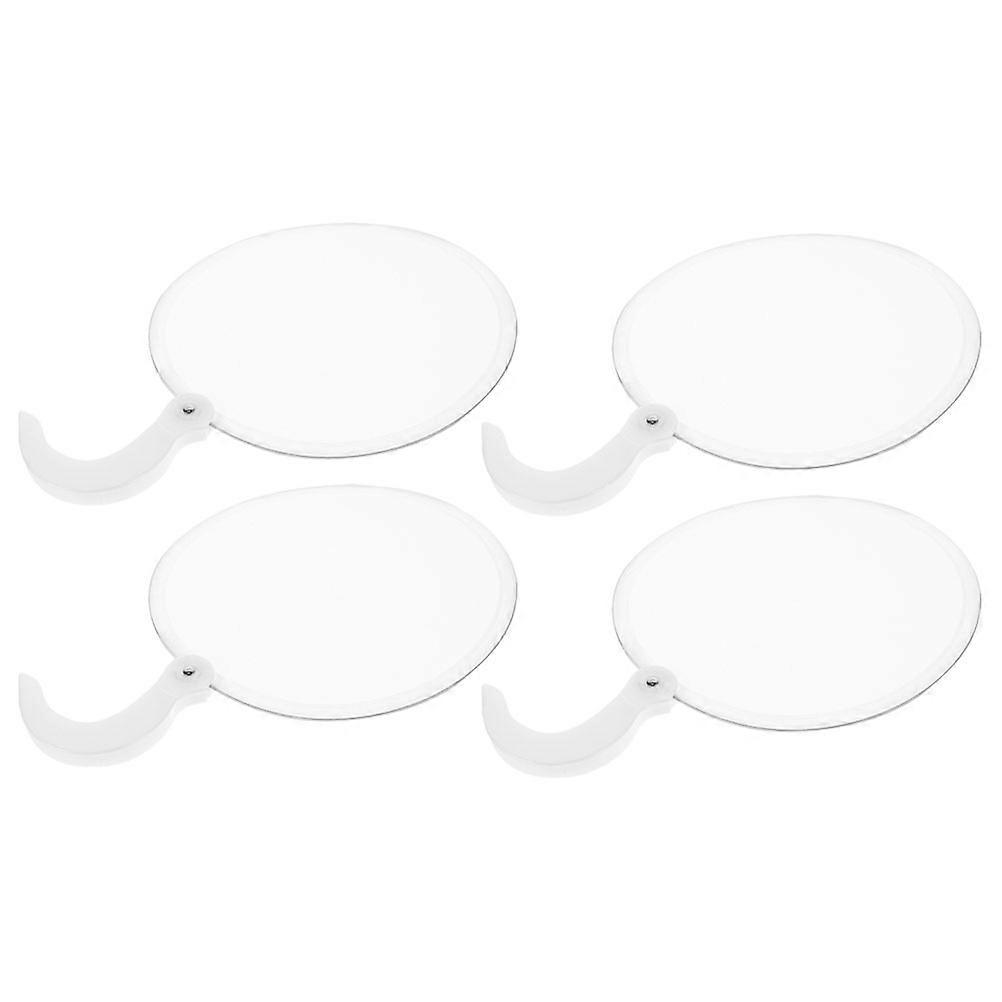 4pcs Folding Fan Foldable Round Fan Foldable Fan Handheld Round Folding Fan for Women