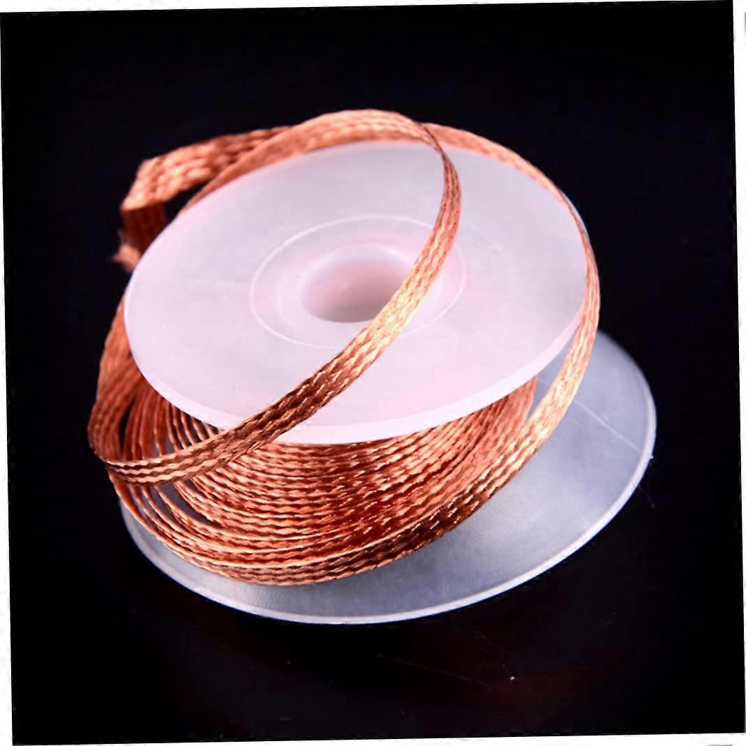 1.5m 2.5mm Desoldering Braid, Flux-Free Solder Wick, Electronics Repair Wire for PCB and Component Removal