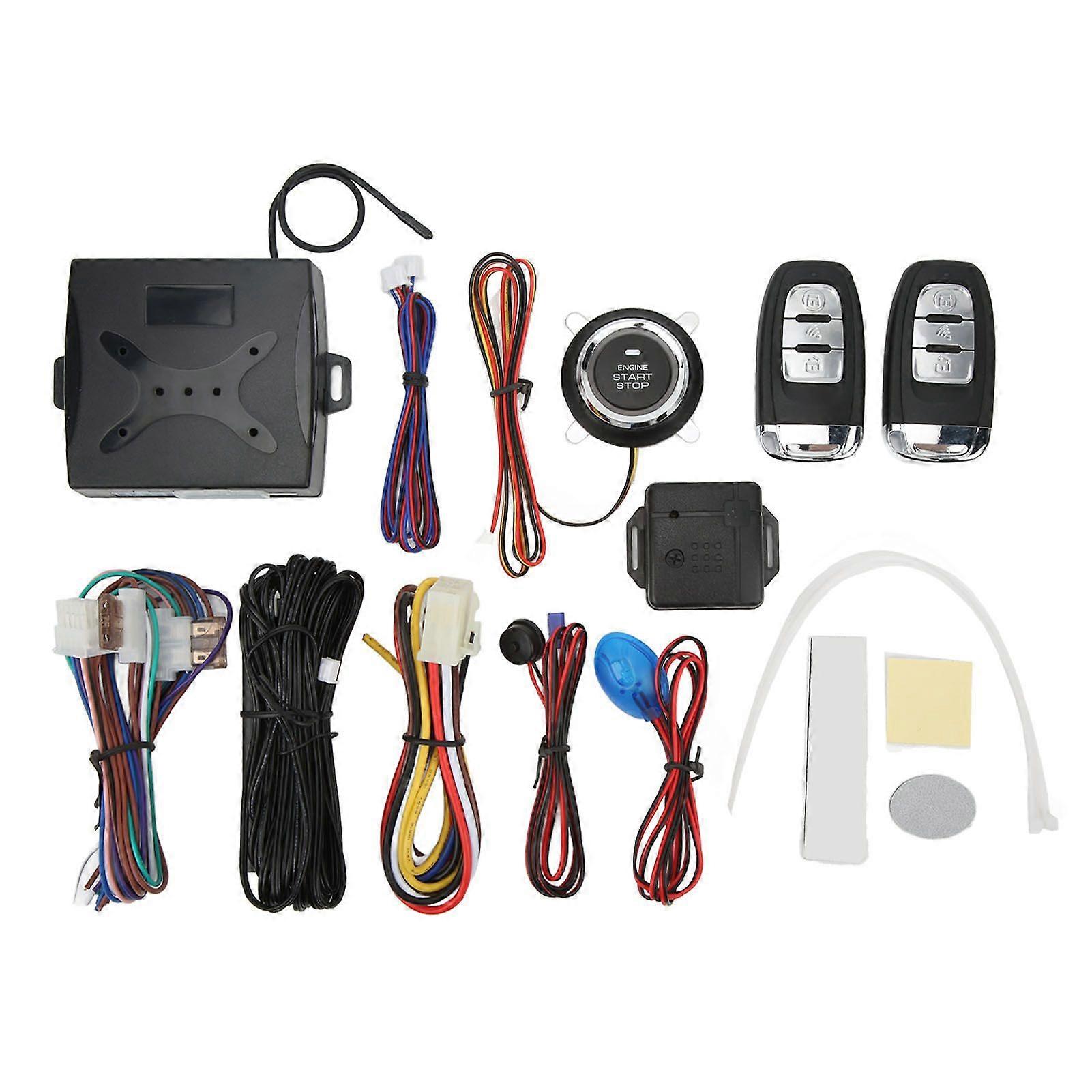 12v keyless entry system remote control with auto detection led