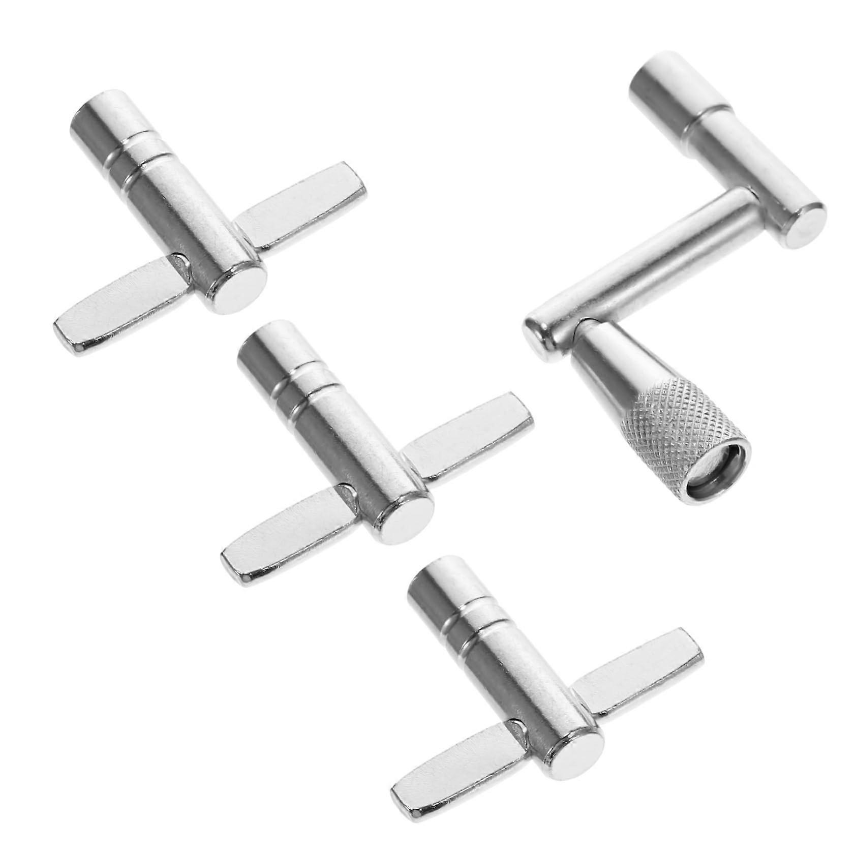 4Piece Drum Key Set and TShaped Tuning Wrenches for Drums, Portable Drum Tools for Easy Adjustment