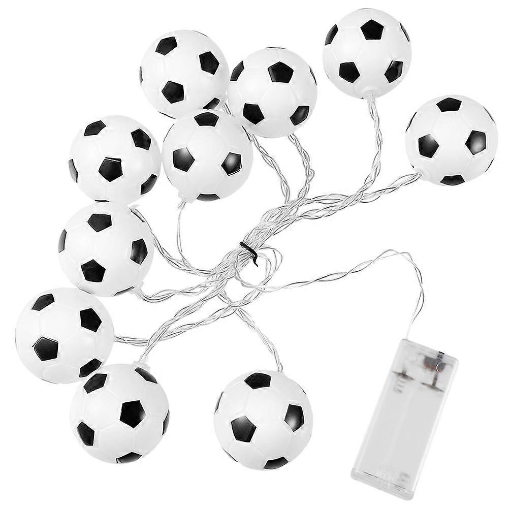 Decorative LED Light Festival Football Shaped String Light For Festive Gatherings Home Atmosphere 150X5X5CM 1Set