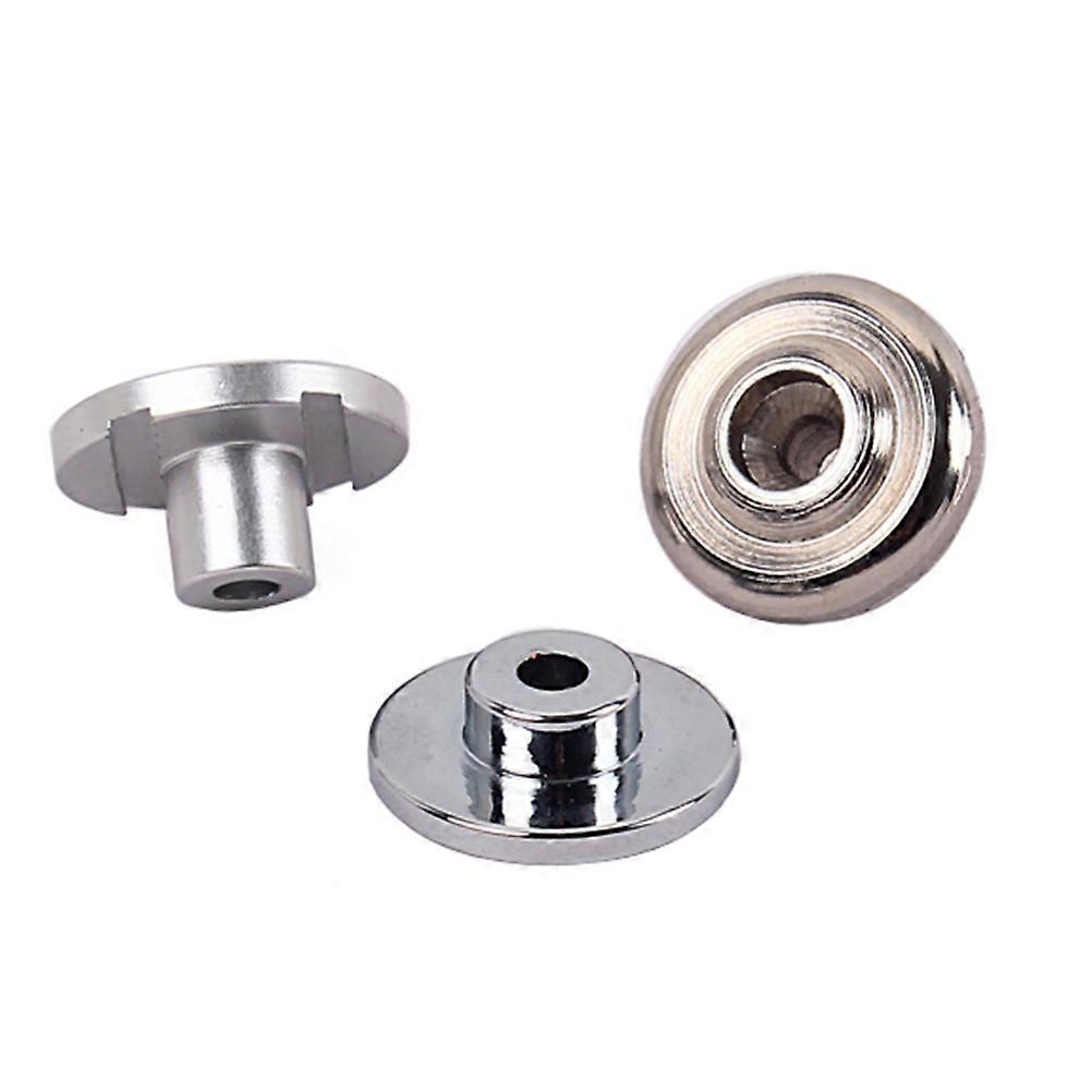 Bass String Tree 3Pcs Set Round Electric Guitar Parts Accessories For Guitar Maintenance Improving Tone In Silver