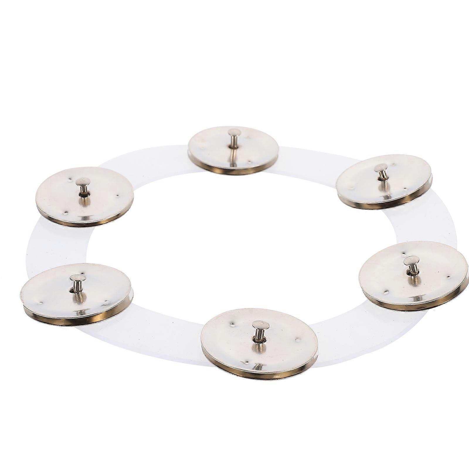 Drum Kit Cymbal Bell 1Set Compact Hi-Hat Bell Designed For Drummers 18X18X0.5CM Size Adding Clear Crisp Sound Effect