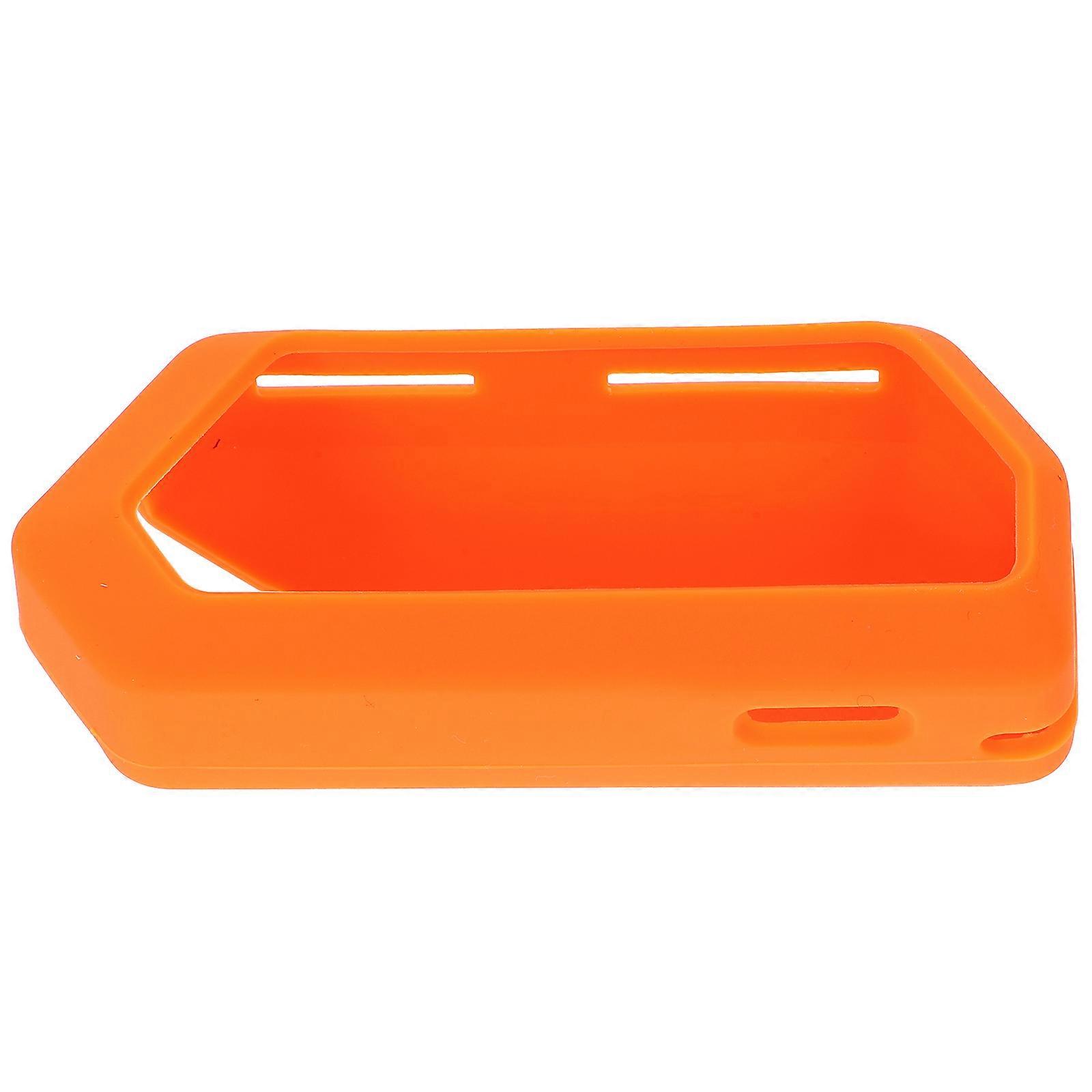 Orange Silicone Game Console Protective Case for Electronic Pet Console Provides Scratch and Fall Protection
