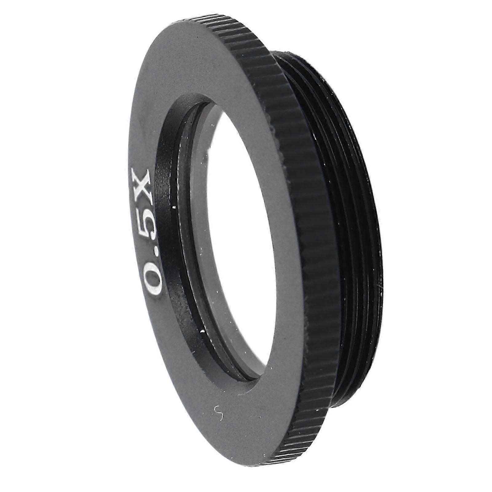 2025 Optical Objective Lens Monocular Microscope Auxiliary Lens Reduced Magnification Parallel Light Objective Lens 0.5X