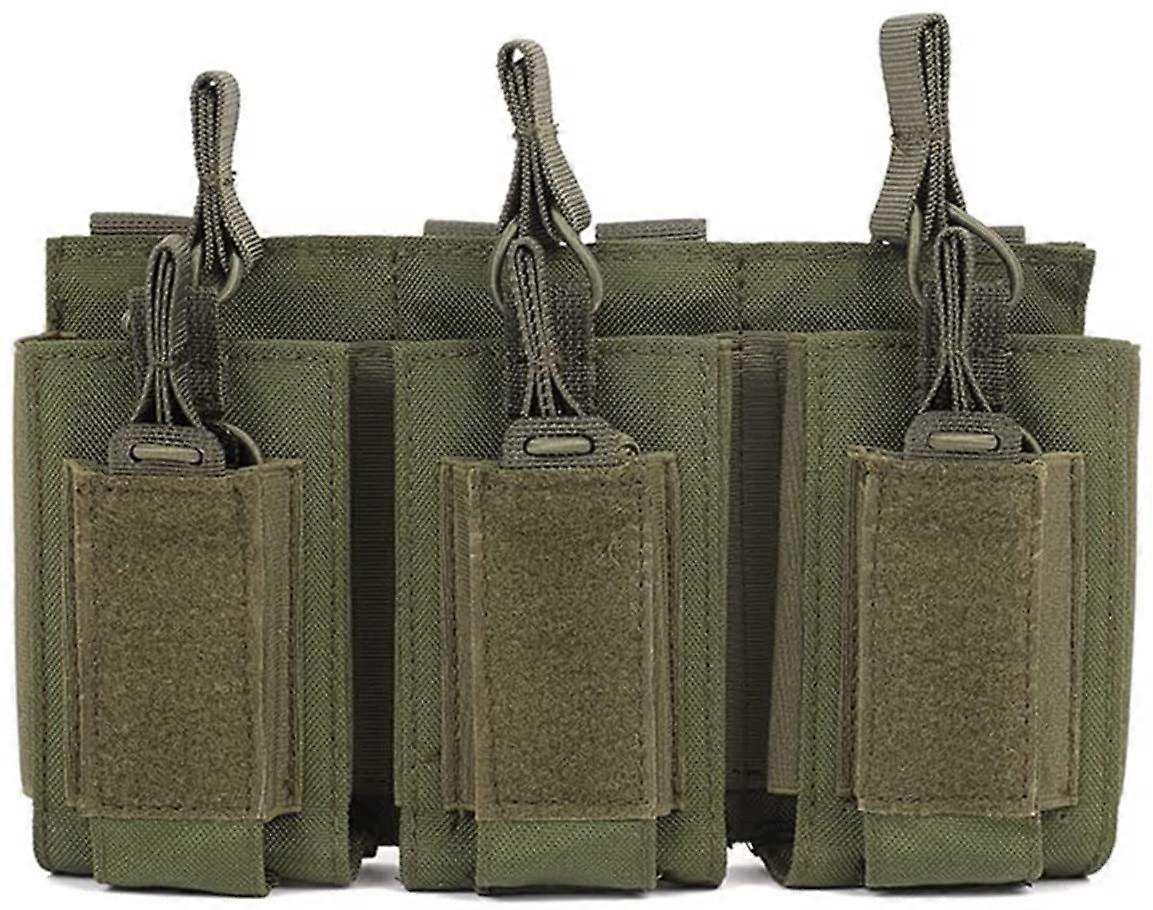Tactical Molle Magazine Pouch with Dual Layer Cartridge Holder 1000D Nylon for Hunting
