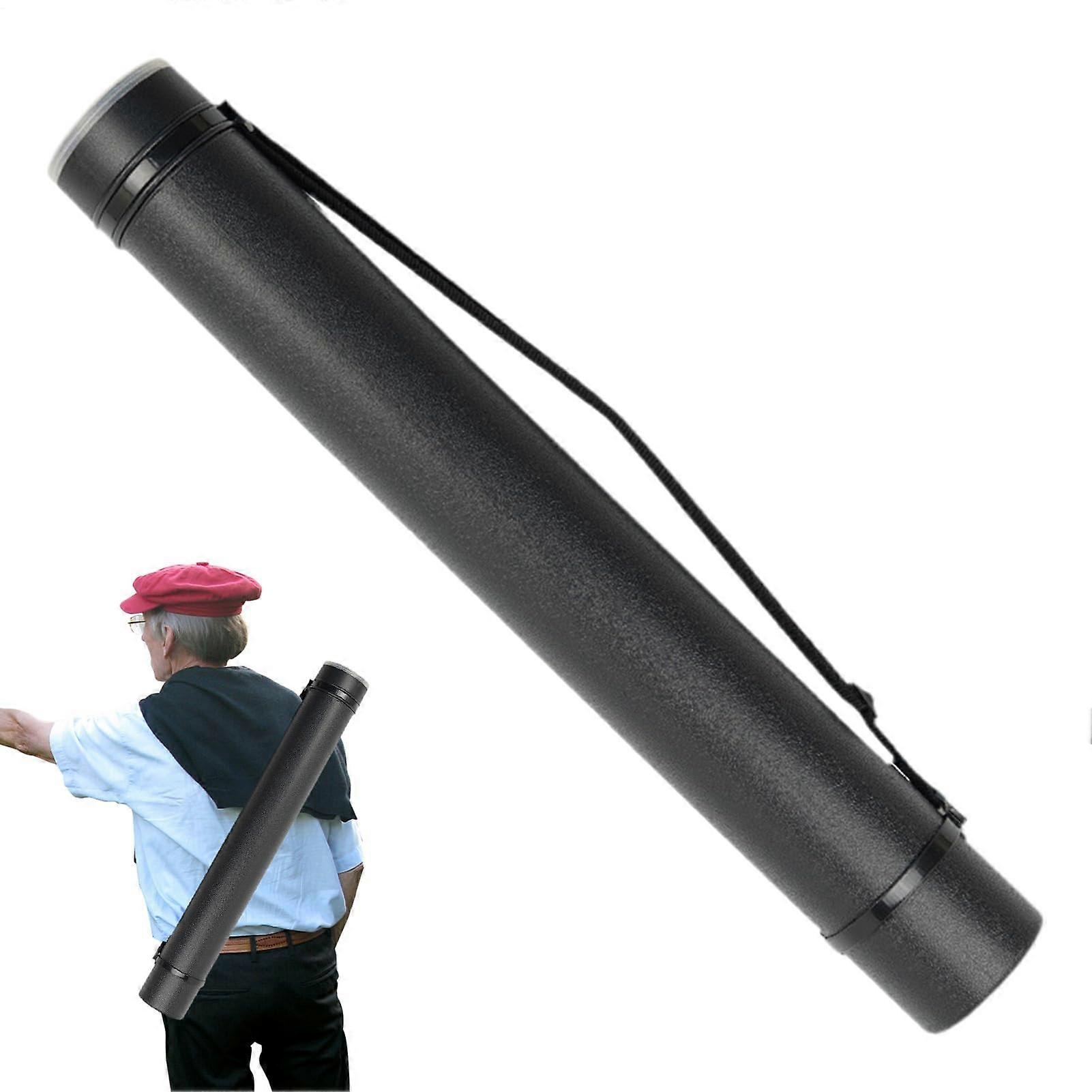 Poster Tubes Telescoping Art Tube, Waterproof Shoulder Strap Container for Storage Ref: 4417