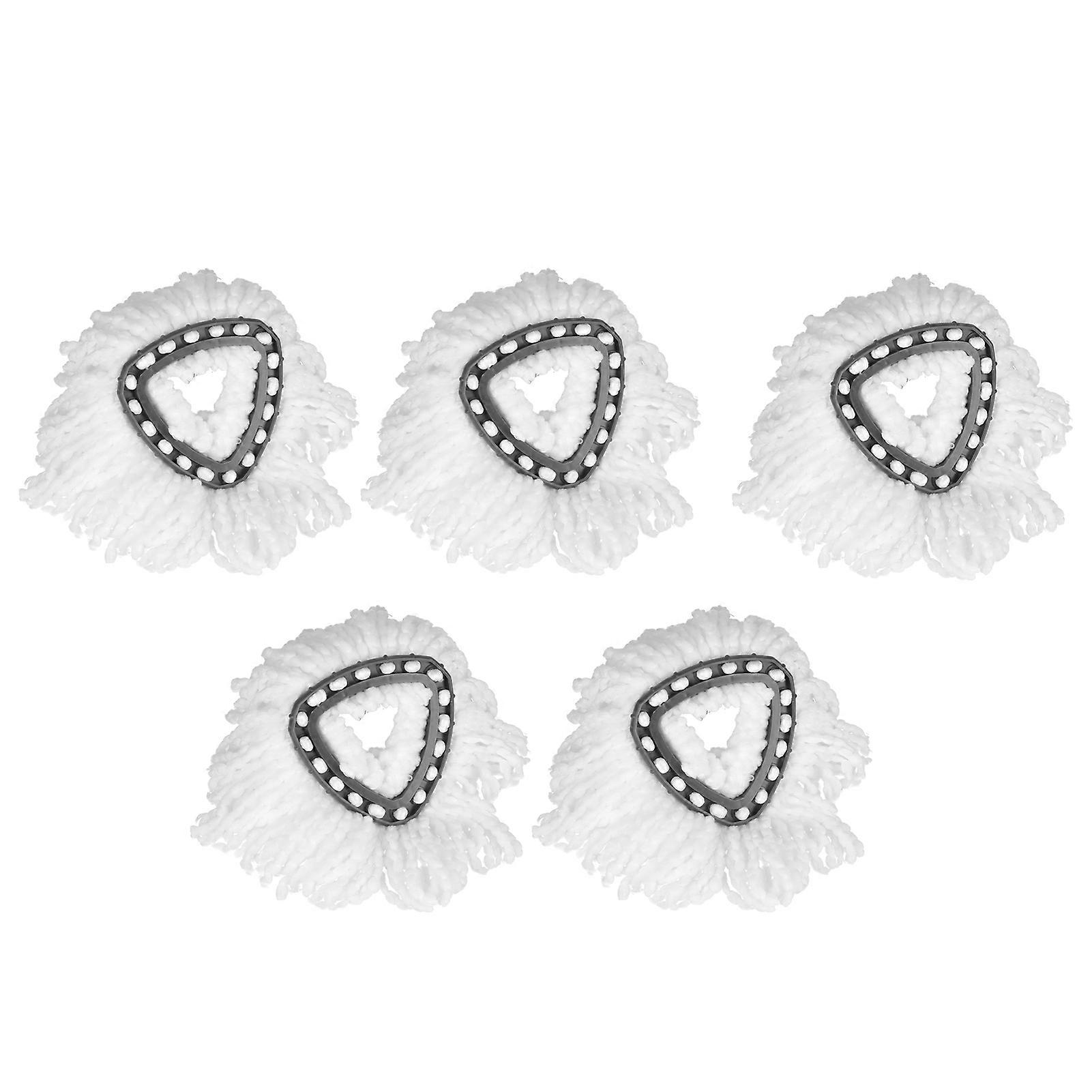 5PCS Fiber Mop Cloth Refills 600g for Rotating Spin Mop