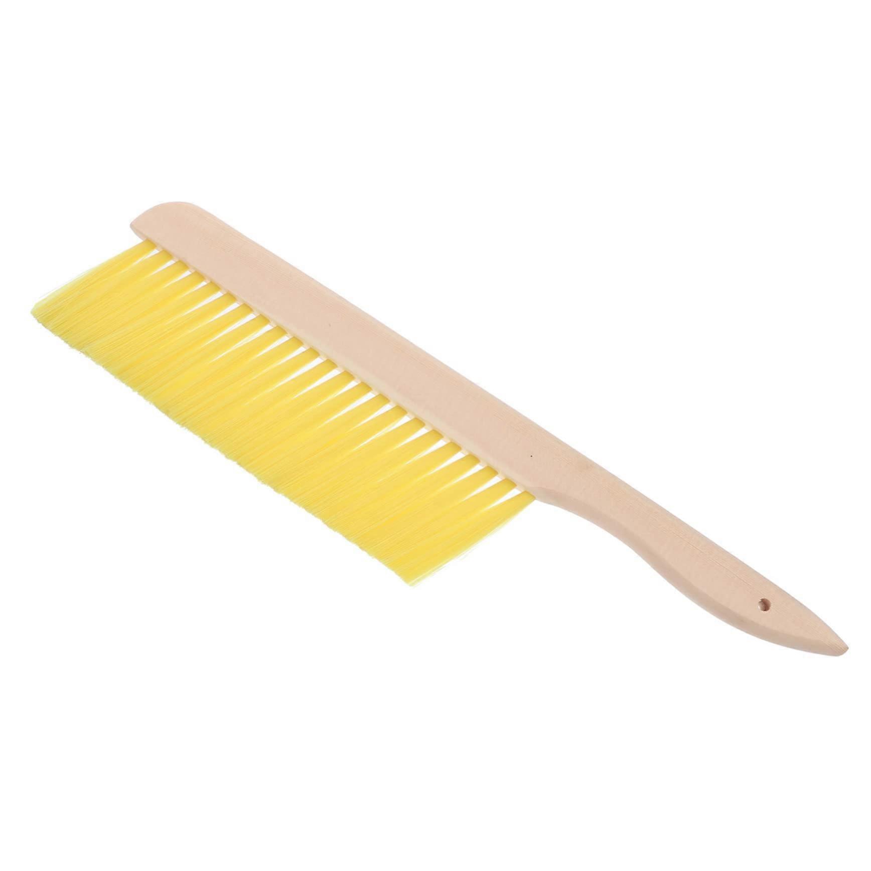 Durable Wooden Beekeeping Tool with Quality Bristles for Gentle Hive Cleaning and Convenient Storage Design