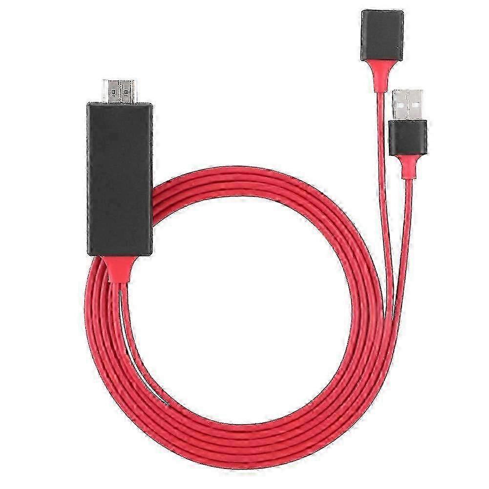 Lightning to HDMI Cable for Apple iPhone - Screen Mirroring Cable Compatible with iOS 11 for Video & Audio Streaming
