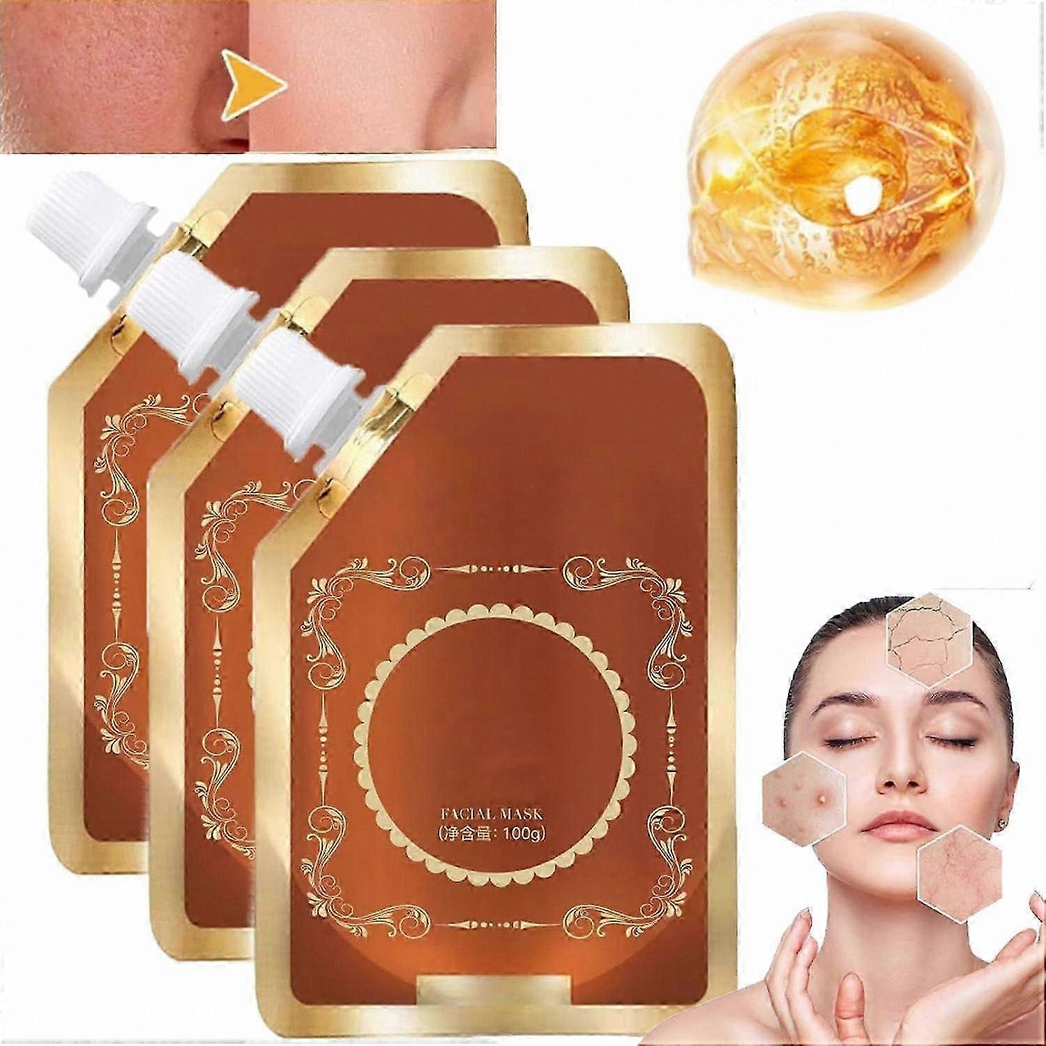 Clarifying & Rejuvenating Peel-Off Mask for Face, Reduces Imperfections, Evens Skin Tone, Deep Cleansing, Hydrates & Refines Pores