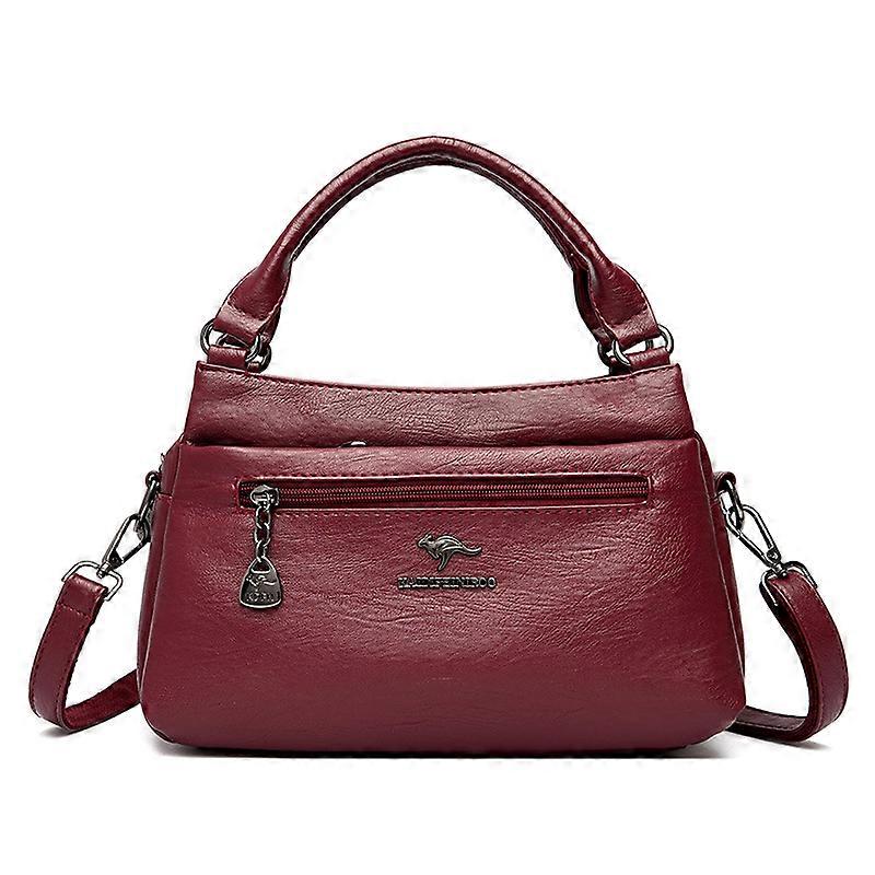 Crossbody tote small square bag, PU material, practical, fashionable and easy to store