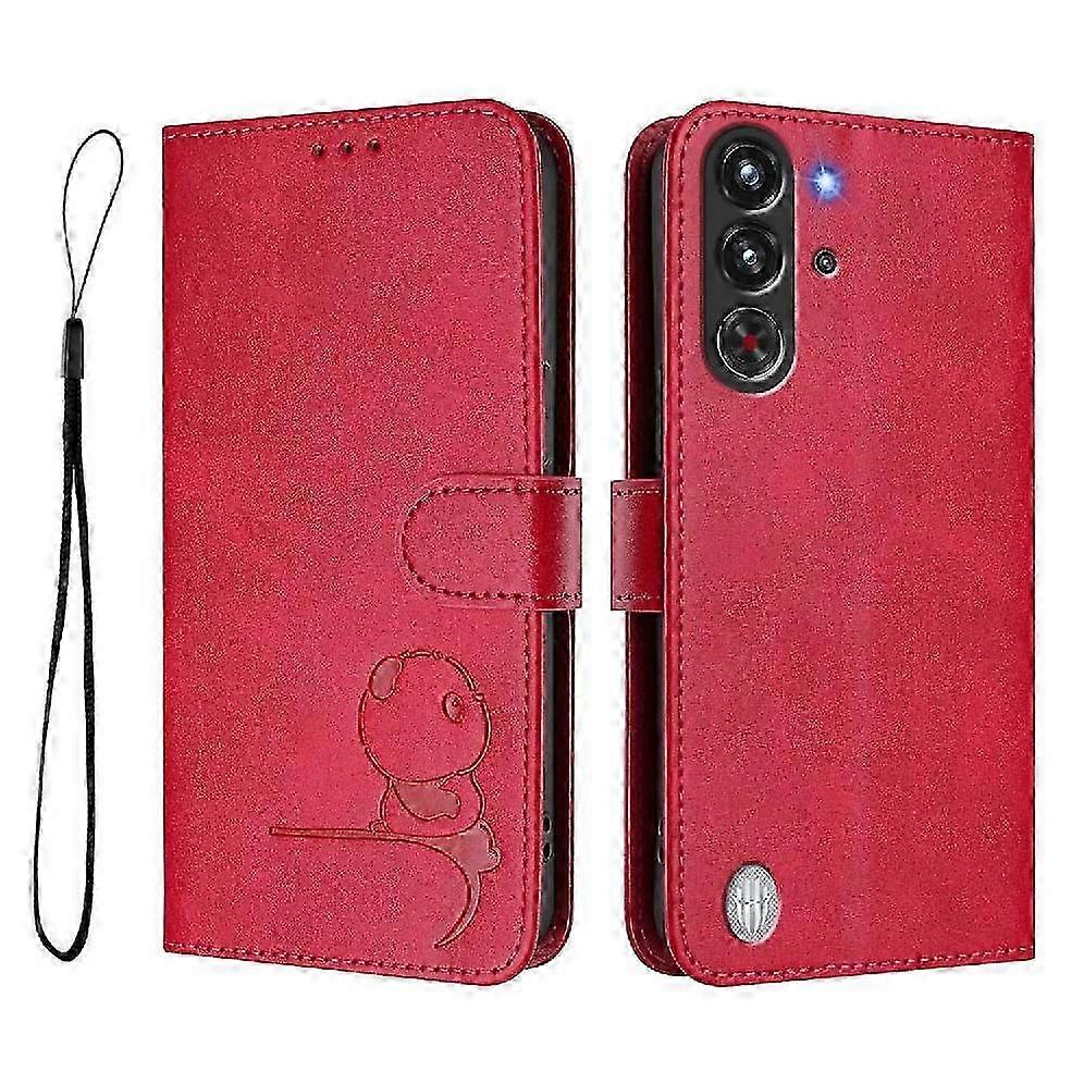 RFID Blocking PU Leather Flip Case with Card Slots, Kickstand & Mag...